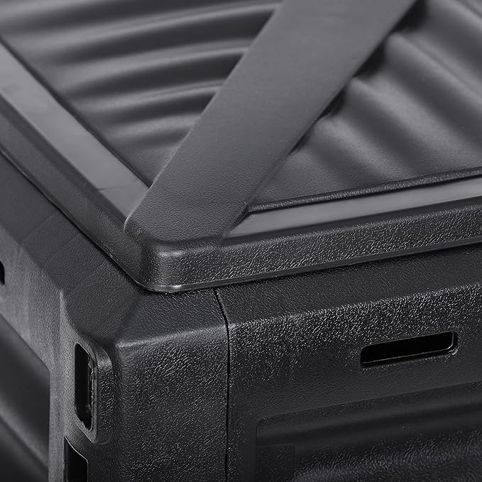 JupiterForce Garden Compost Bin 80 Gallon (300 L) from BPA Free Material, Large Composting Bin Outdoor Composter, Easy Assembling, Fast Creation of Fertile Soil, Lightweight, Black