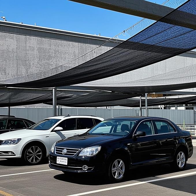 winemana 90% Black Shade Cloth, 3.3 x 13.3 FT Mesh Tarp for Garden Greenhouse Patio, Plants Heat Protection, Outdoor Sun Shade Cover, Resistant Netting Screen with Grommets for Growing Chicken Coop