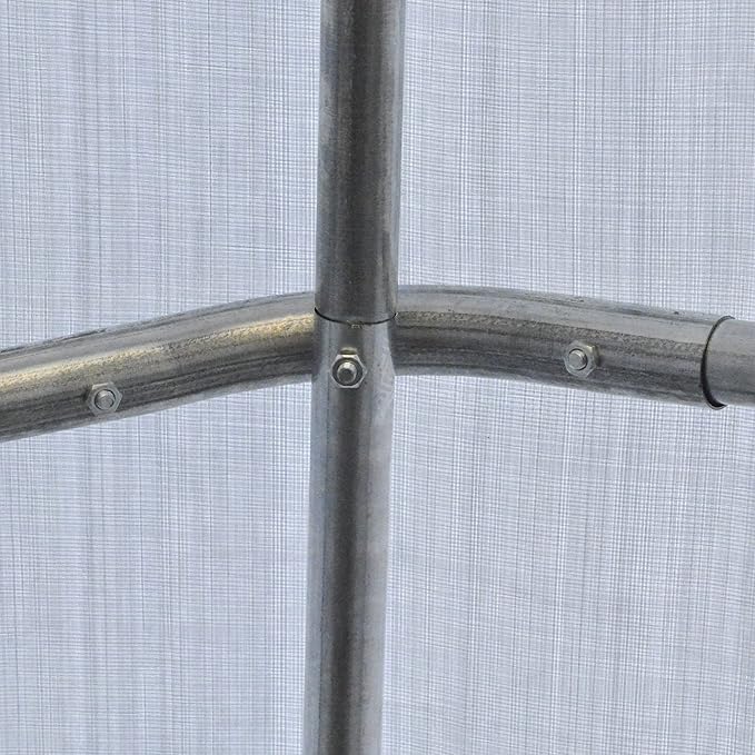 Outsunny 6' x 8' Carport Portable Garage, Heavy Duty Storage Tent, Patio Storage Shelter w/Anti-UV PE Cover and Double Zipper Doors, for Motorcycle Bike Garden Tools, Light Gray