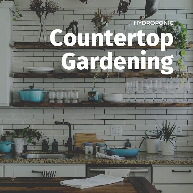 Hydroponic Sectional Microgreens Growing Kit - Grow Micro Greens & Herbs Indoor Gardening: All Supplies - Seeds, Trays, Instructions, Etc.