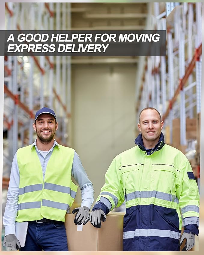 Maxcheck 54 Pairs PU Coated Gloves Bulk, Reusable Rubber Safety Gloves for Men Women Work Warehouse, Mechanic, Woodworking