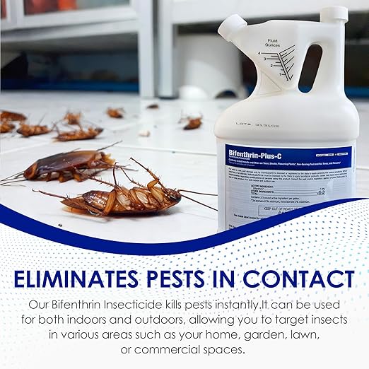 Insecticide (96 oz) - Roach Killer Indoor Infestation, Termite Treatment, Ant Control & Wasp Spray - Home Pest Control, Residential, Commercial, and Industrial Use