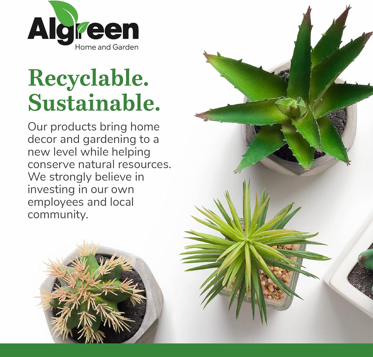 Algreen Athena 50 Gallon Plastic Outdoor Rain Barrel with Brass Spigot, Screen Guard for Rain Water Collection and Storage, Brown (2 Pack)