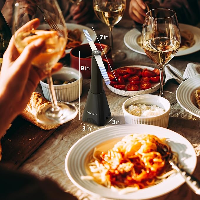 Fly Fans for Tables (4 PCS) - Soundless Fly Swatter Fan for Outdoor Restaurant, Marina, BBQ and Picnic