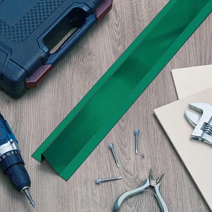 20 Pcs Metal Roof Snow Guards with Bulk Screws Ice Guard Blocks to Stop Snow and Ice from Sliding Off Your Metal Roof (Green)