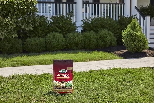 Scotts GrubEx1 Season Long Grub Killer - Kills and Prevents for Up to 4 Months, Treats 10,000 sq. ft. (2-Pack)
