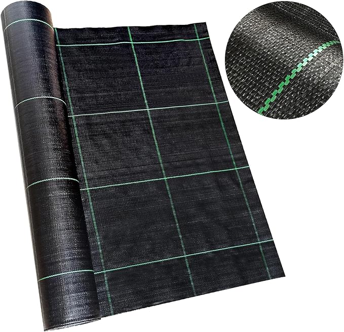 3ft x 300ft Landscape Fabric -Heavy Duty Weed Barrier Fabric for Landscaping, Weed Blocker Cloth,Geotextile Fabric for Garden, Driveway & Ground Cover, Garden Weed Mats,Grid Design