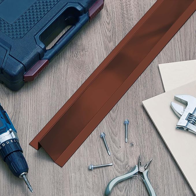 20 Pcs Metal Roof Snow Guards with Bulk Screws Ice Guard Blocks to Stop Snow and Ice from Sliding Off Your Metal Roof (Brown)