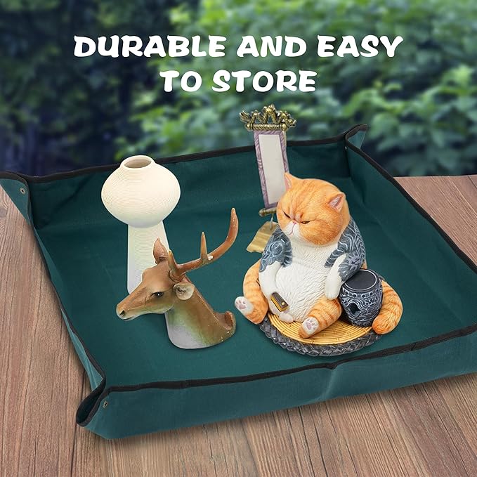 Extra Large Premium Oxford Repotting Mat for Indoor Plants Thickened Waterproof Perfect for Succulent Planters and Potting Needs