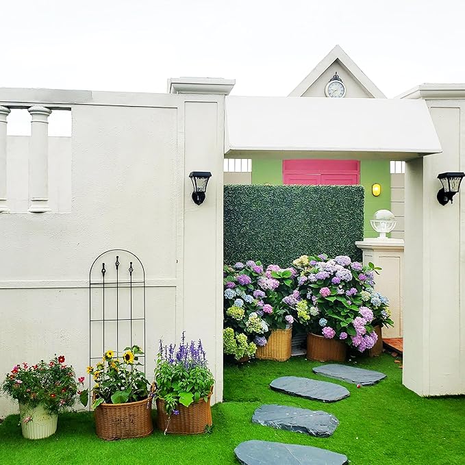 48" H x16 W Trellis,Black Garden Metal Vine Sturdy Trellises for Outdoor Climbing Plants Support Structures B (121cm) 2Pack