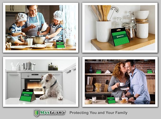 MaxGuard Pantry Moth Traps (24 Pack) with Extra Strength Pheromones | Non-Toxic Sticky Glue Trap for Food and Cupboard Moths in Your Kitchen | Trap and Kill Seed Grain Flour Meal Moths Pests |