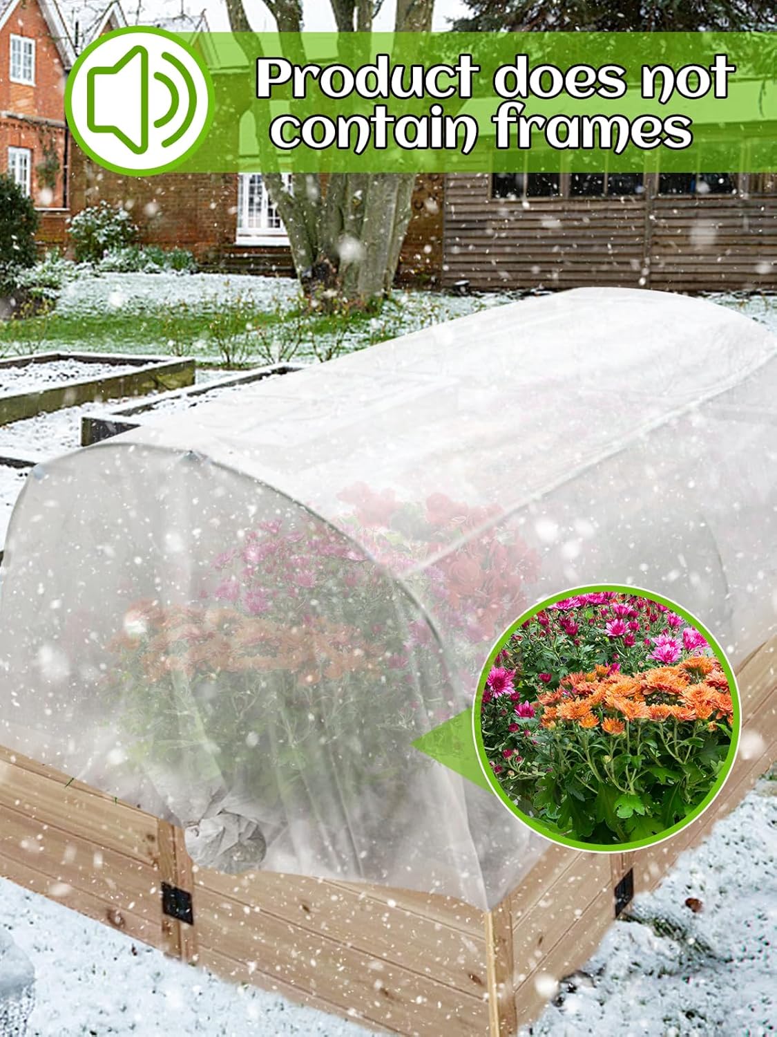 Alphatool Plant Covers Freeze Protection - 10 ft x 30 ft Frost Cloths Blankets for Outdoor Plants, 1.0oz/yd² Non-Woven Fabric Floating Row Cover, Thick Garden Covers for Raised Beds