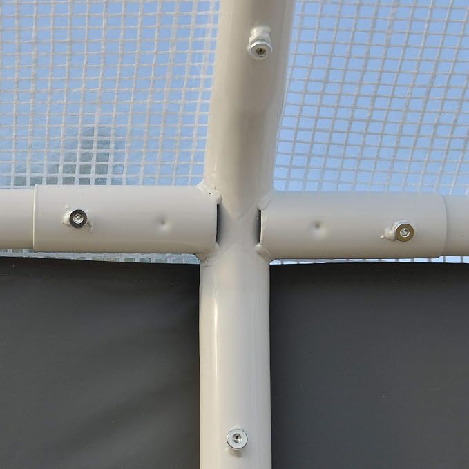 Outsunny 20' x 10' x 9' Walk-in Greenhouse, Outdoor Garden Warm Hot House with 6 Roll-up Windows, 2 Zippered Doors and Weather Cover, White