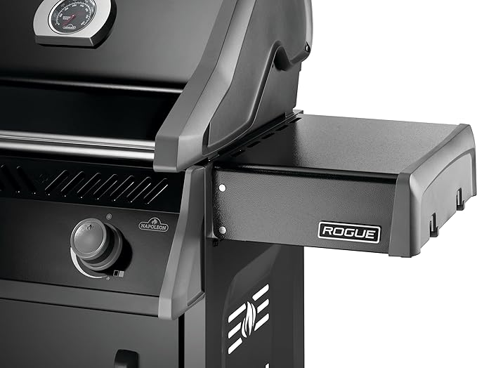 Napoleon Rogue 525 Propane Gas Grill, Black, Durable 4-Burner BBQ