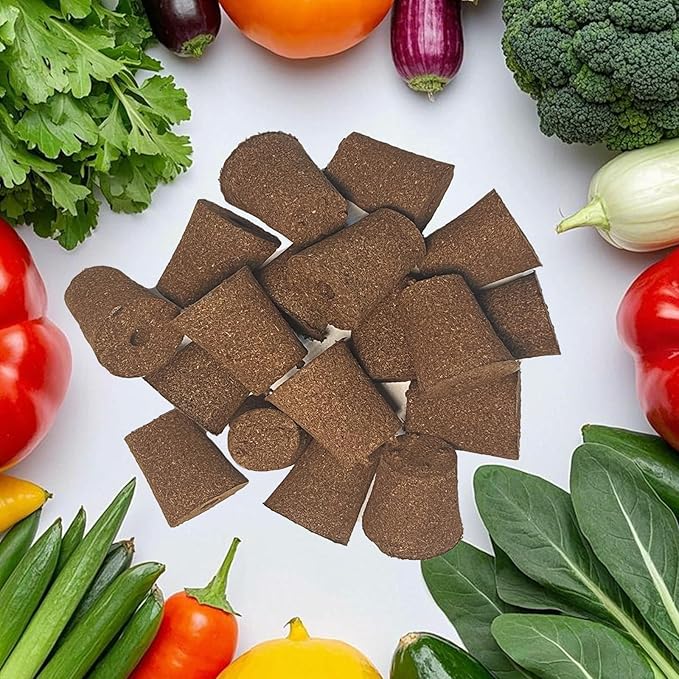 50 Pack Round hydroponic Growth Sponge, Suitable for Indoor and Outdoor hydroponic Gardens, Seed Germination, Plant Rooting, Vegetable Cultivation, Flower Arrangement