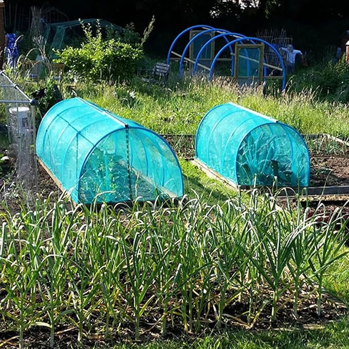 Garden Barrier Netting, Plant Covers 10x33ft Extra Fine Mesh 30% Green Sunblock Shade Cloth Mesh Protection Netting for Vegetable Fruits Flowers Crops Row Cover Raised Bed Screen Against Birds Animal