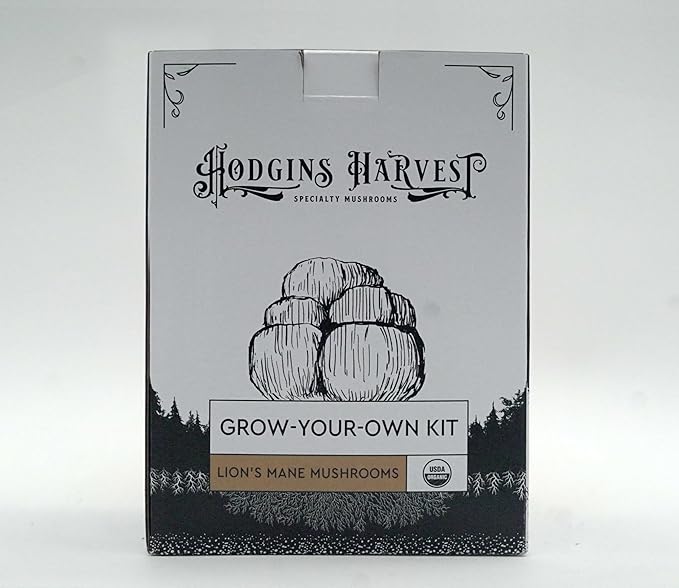 Lion's Mane Mushroom Grow Kit | USDA Certified Organic | Grow Your Own Delicious Gourmet Mushrooms at Home