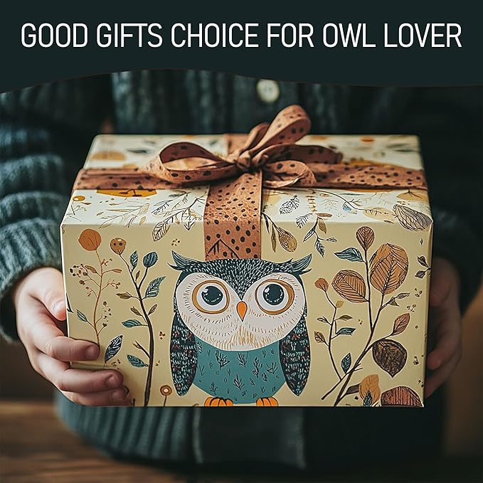 Solar-Powered Owl Statue on Chair, Cute LED Owl Figure for Home, Fireplace, Outdoor, 3x3x4 in