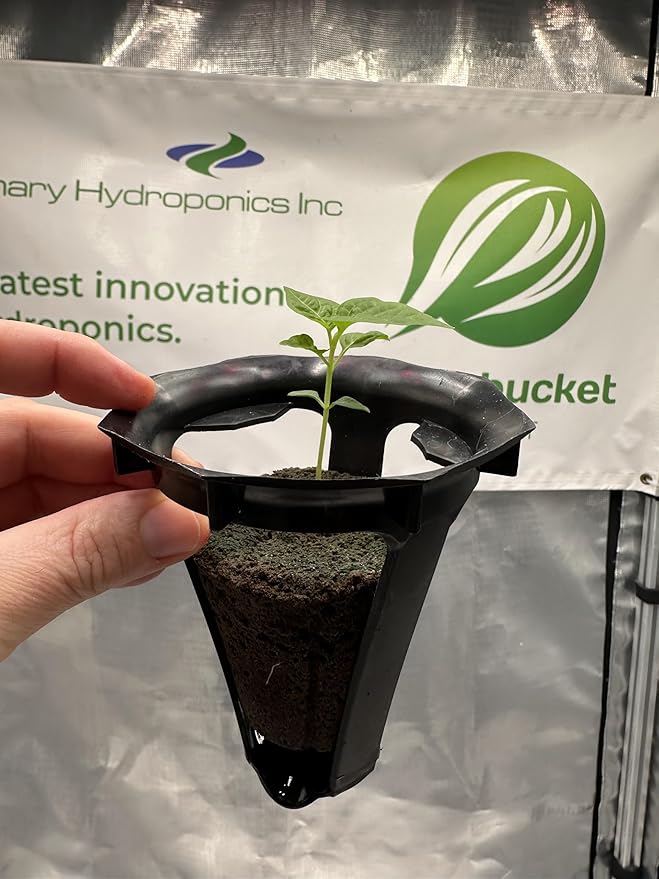 with Hydrolid for Deep Water Culture Gardens. Hydropod and 3.5 Neoprene Insert Included. (3)