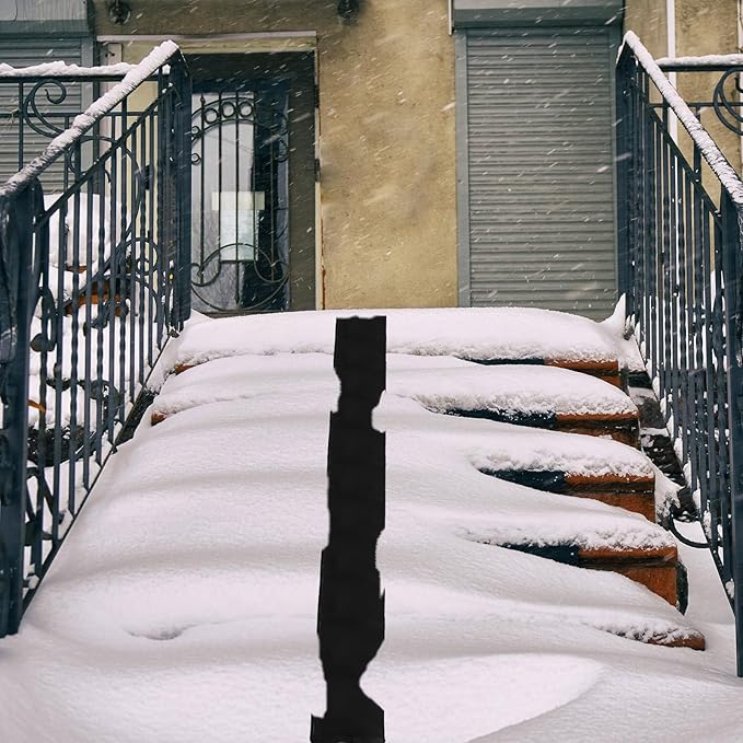 Baquler 1 Piece 6 ft Snow and Ice Melting Mats Roof and Valley Heater Ice Dam Prevention Heated Outdoor Mats Electric Snow Melting Mats for Winter Snow Removal