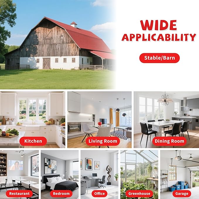 LULUCATCH Window Fly Traps, 36 Pack Fruit Fly Traps for Indoors, Gnat Traps Bug Catcher, Non-Toxic Flying Insect Trap, Sticky Traps for Mosquito, Moth, Pet Safe Pest Control for Home Kitchen