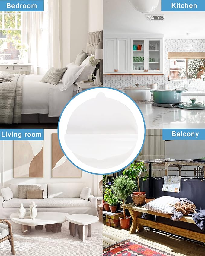 Flea Trap Refill Discs Sticky Pads 30 Pcs, 7.1 Inch Round Replacement Glue Boards for Victor The Ultimate and Other Flea Traps for Inside Your Home