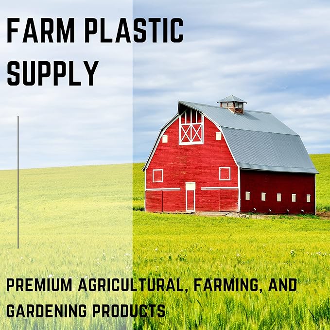 Farm Plastic Supply - Clear IRAC Greenhouse Plastic Sheeting - 6 Mil - (20' x 60') - 4 Year UV Resistant Infrared Anti-Condensate Green House Covering Thermal Greenhouse Plastic 6 mil