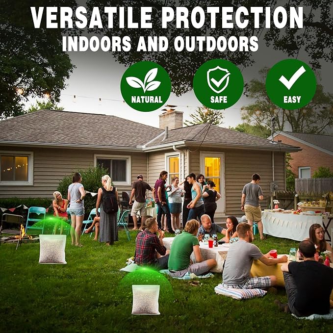 16 Pack Snake Repellent for Outdoor & Indoor Use, Natural Snake Deterrent for Yard Powerful, Pet and Child Safe, Long-Lasting Snake Away Pouches for Lawn, Garden, Garage, Basement,Snake Repellent