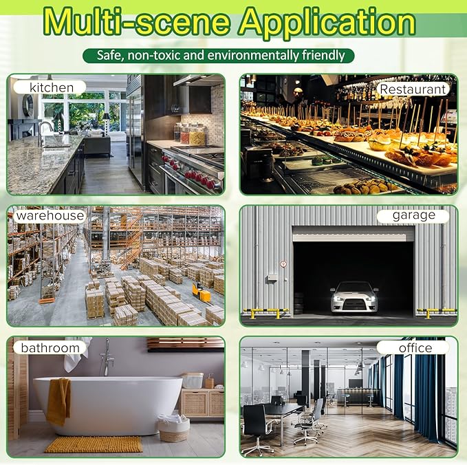 Qualirey 12 Pack Sticky Mouse Traps, Extra Large Glue Boards 8.3 x 11.8 Inch with Nut Attractant Print, Non-Toxic, Ready-to-use Indoor Rodent Catchers for Mice & Rats