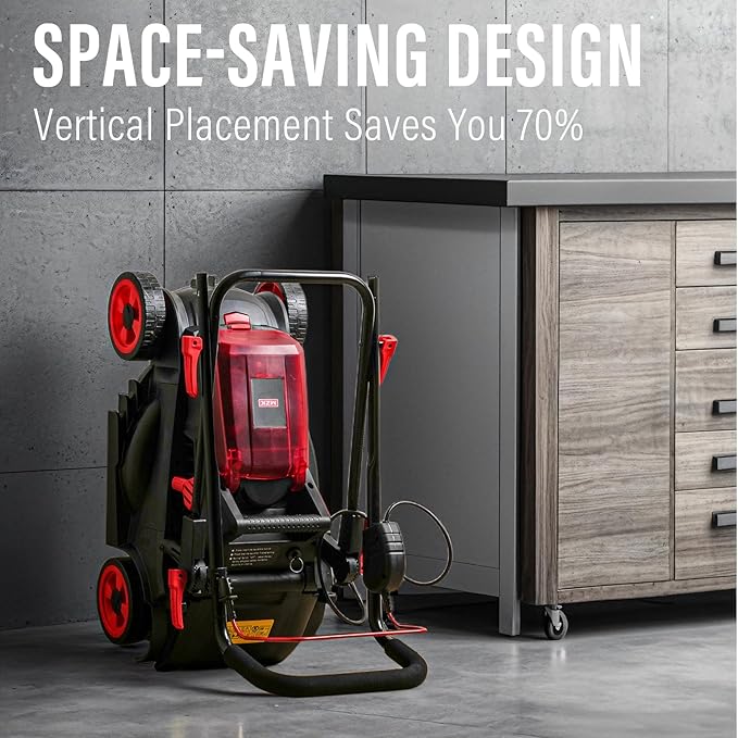 MZK 40V(2x20V)13” Cordless Electric Lawn Mower,4-Position Height Adjustment,Compact and Lightweight Push Battery Powered Lawnmower for Yard ,Garden and Farm(2*4AHBatteries and Charger Included)LM13B08