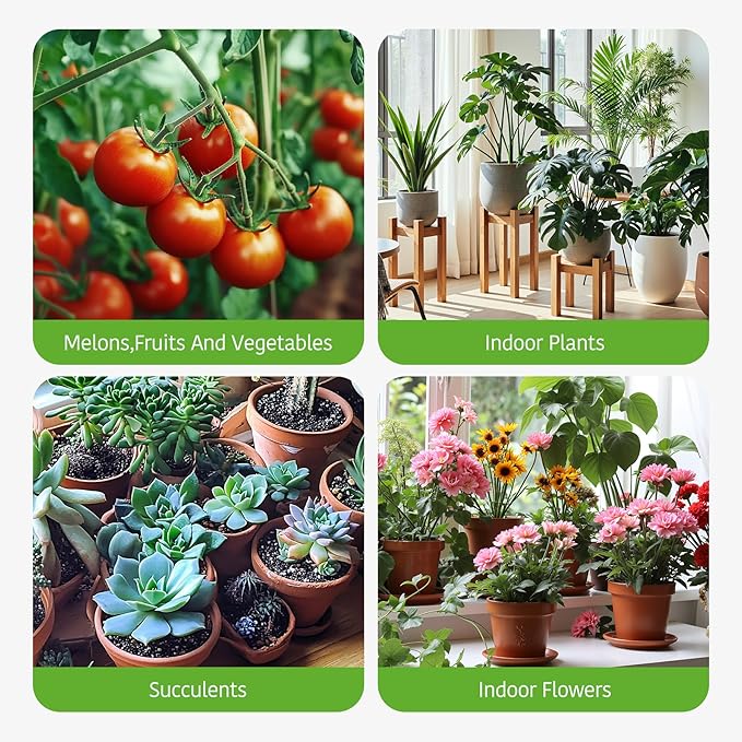 Clip Grow Light for Indoor Plants, Red Blue Spectrum Plant Growing Lamp with 3 Switch Modes,10-Level Dimmable,Auto ON & Off,3/9/12H Timer,Adjustable Gooseneck,1080 Lumen,Input Volateg 10W