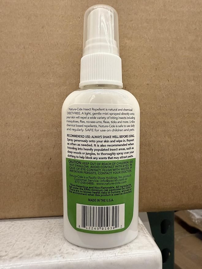 Nature-Cide Insect Repellent. Combats and Repels Many Outdoor Pests. Safe for Use Around Children and Pets (2 oz.)
