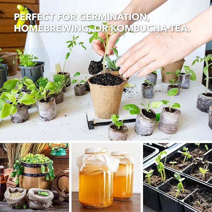 BN-LINK Seedling Heat Mat Heating Pad 48" x 20.75" with Digital Thermostat Controller Combo Set Waterproof for Indoor Seed Starting and Plant Germination