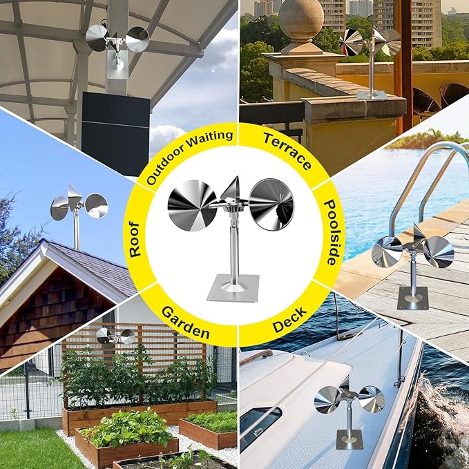 Bird Reflectors to Keep Birds Away, Scare Devices- Bird Spinners to Keep Pigeons Sparrows, and Woodpeckers Away for Outside (2PC)