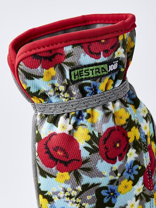 Hestra Job Garden Robin Durable Adult Work and Gardening Gloves, Washable Gloves for Everyday Gardening, Yard Work & Tool Use