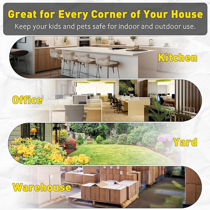 Mouse Stations with Keys 12 Pack, Keyless Design and Key Required Mouse Stations, Mice Stations, Keeps Children and Pets Safe Indoor & Outdoor, Gray