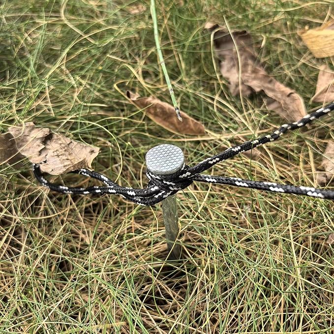 12-inch Artificial Turf Stakes Solid Galvanized Metal Spiral Landscape Edging Spikes for Outdoor, Heavy-Duty Rust Resistant Security Anchoring Spikes (52)