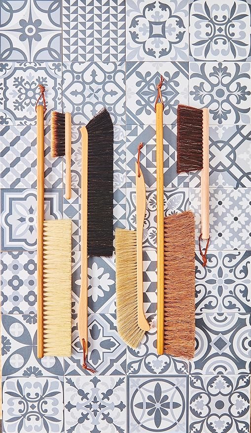 REDECKER Car Snow Brush 25-1/2 Inches - Natural Bristle Scrub Brush - Car Accessories - Wood Snow Brush - Snow Removal for Cars