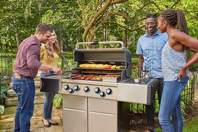 Broil King 958947 Regal S 590 Pro IR Natural Gas Grill, 5-Burner, Stainless Steel