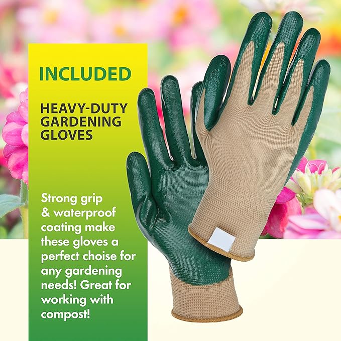 Miracle-Gro Compost Tumbler Single Chamber – Easy-Turn Composter Tumbler Outdoor for Fast Composting – Heavy-Duty Composting Bin with 1 Sliding Door (18.5 Gallon / 70 Liter)