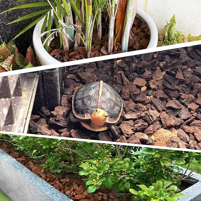 6 Quart Organic Orchid Bark for Potting-Natural Orchid Mulch for Potted Plants, Root Development of Orchid Plants and Garden Soil Amendment Mix