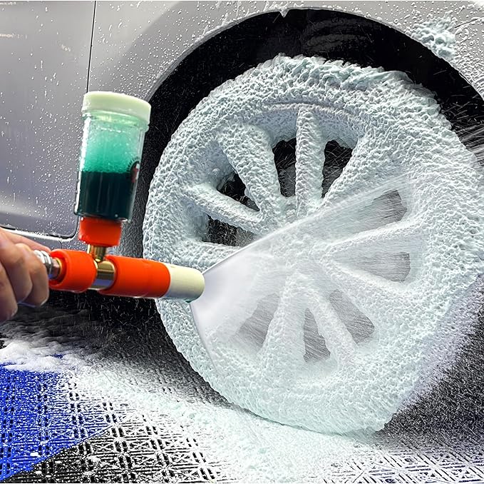 Tool Daily Pressure Washer Foam Cannon, Original Soap Foam Cannon for Car Washing, 5 Power Washer Nozzle Tips, 1/4 Inch Quick Connector