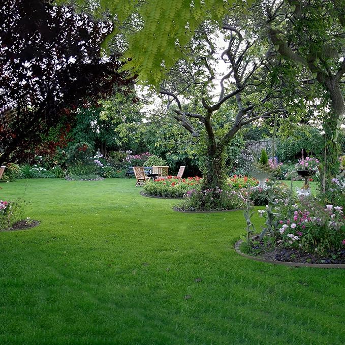 Garden Edging Border,33ft Landscape Edging Garden Borders Edging【2INCH Hight】 Paver Edging Include 30 Stakes, Flexible Lawn Edging Border for Yard, Lawn, Gardens (Grey)