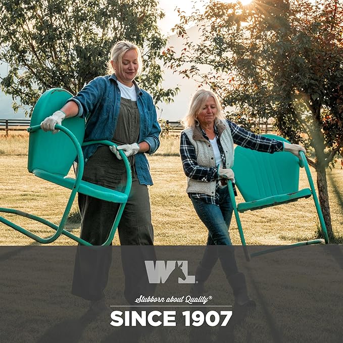 Wells Lamont Women's Water-Resistant Leather Work Gloves | Puncture Resistant, Reinforced, HydraHyde | Medium (1167M), Tan