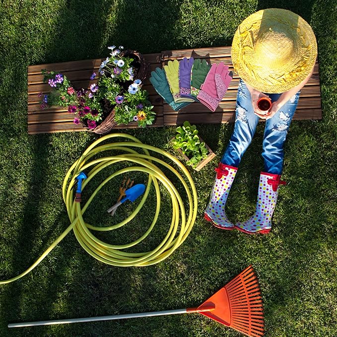 Thorn Proof&Puncture Resistant Gardening Gloves with Grip,Garden Gloves for Women, Leather Work Gloves,Gifts