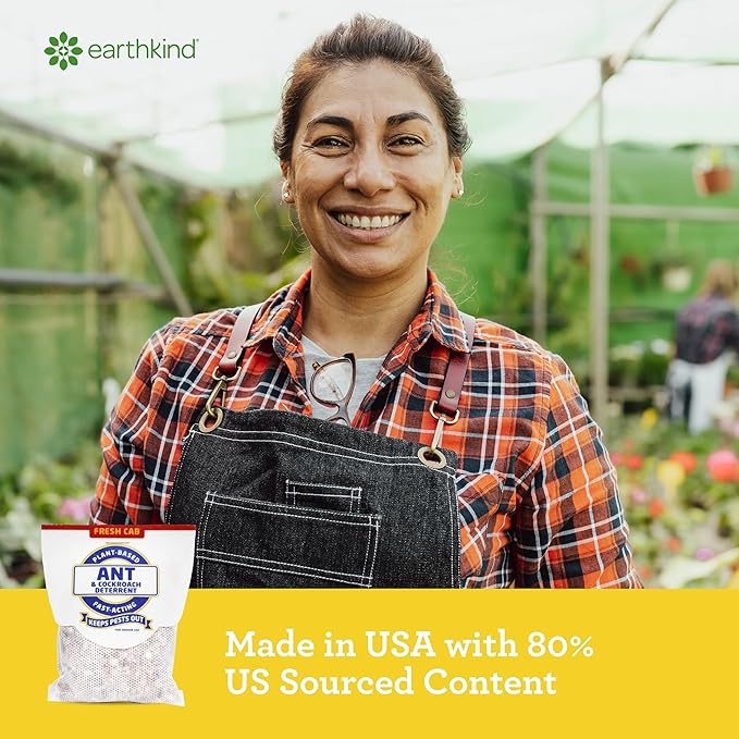 Fresh Cab Ants & Cockroaches Deterrent - Indoor Botanical Pest Control - Safe for Kids & Pets When Used as Directed - Made with Peppermint Essential Oil - 4-Pack