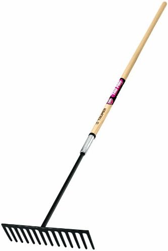 Truper 33105 Tru Pro Asphalt Rake, 1/2-Inch Shank, Ash Handle, 60-Inch