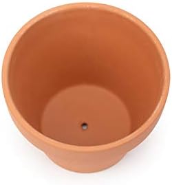 [26 Pack] 4" Planter Nursery Pots Terracotta Pot Clay Pots Clay Ceramic Pottery Cactus Flower Pots Succulent Nursery Pots Garden Terra Cotta Pots with Drainage Hole (4")