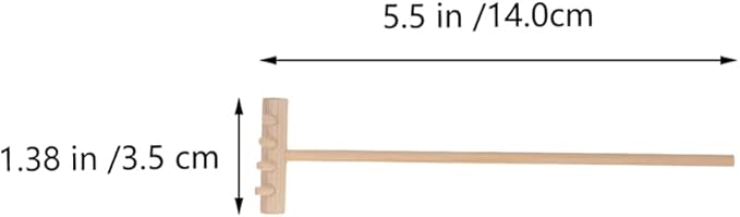 DOITOOL Mini Zen Garden Tool Rake Set, 10pc Sand Rake Tool, Meditation Feng Shui Decor Accessories for DIY Home Office Tabletop Decor