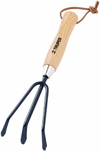 Truper 30624 Floral Garden Tool Cultivator, Ash Handle, 6-Inch